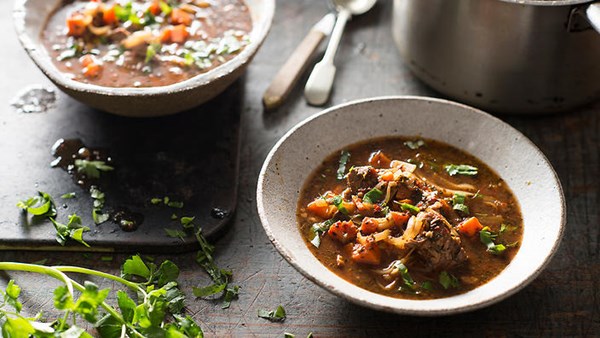 Georgian beef soup (Kharcho) [Matthew Evans]