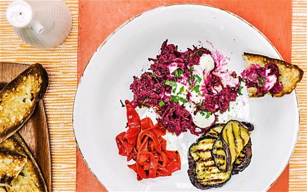 Georgian beet pkhali