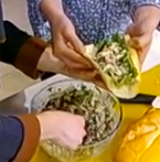 Georgian chicken salad (Katmis salati)
