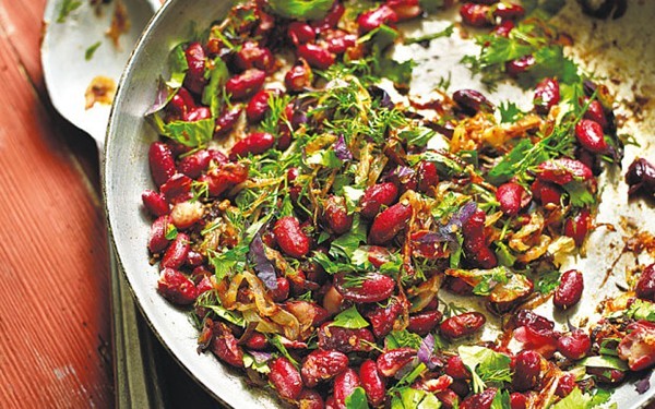 Georgian kidney bean salad (Lobio)