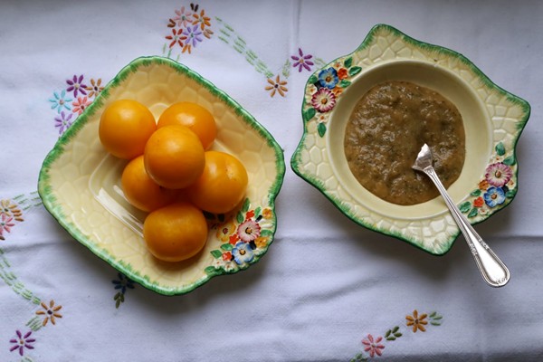 Georgian plum sauce (Tkemali)