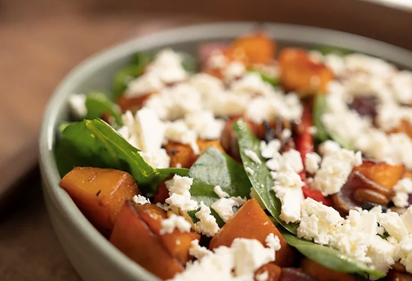 Georgia's roast pumpkin and feta salad