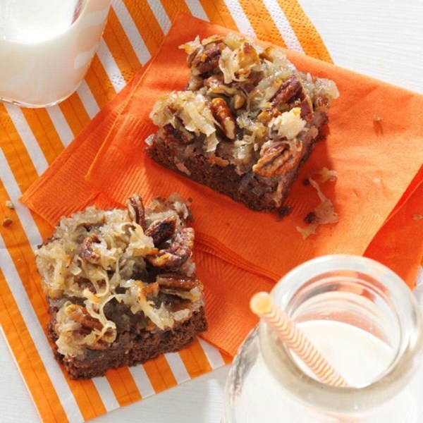 German chocolate brownies