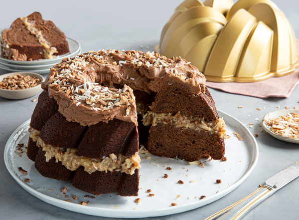 German chocolate bundt cake