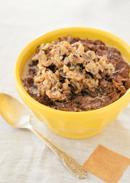 German chocolate cake oatmeal