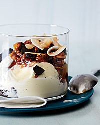 German chocolate cake sundae