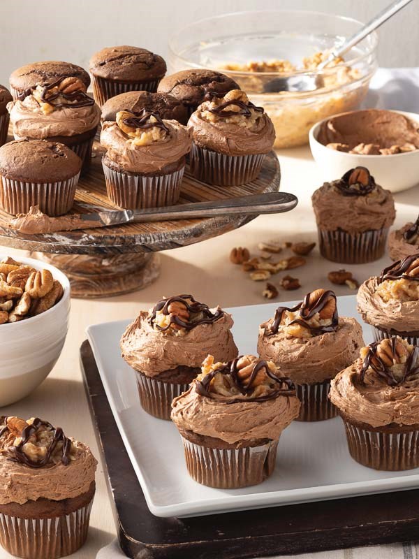 German chocolate cupcakes