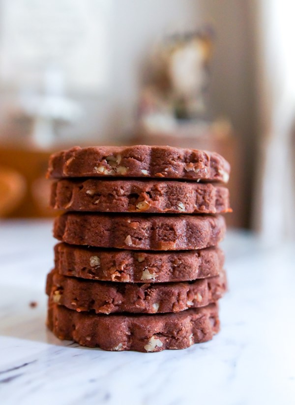  German chocolate cut-out cookies 