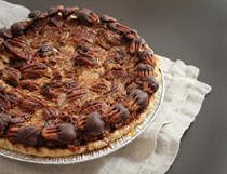 German chocolate-pecan pie