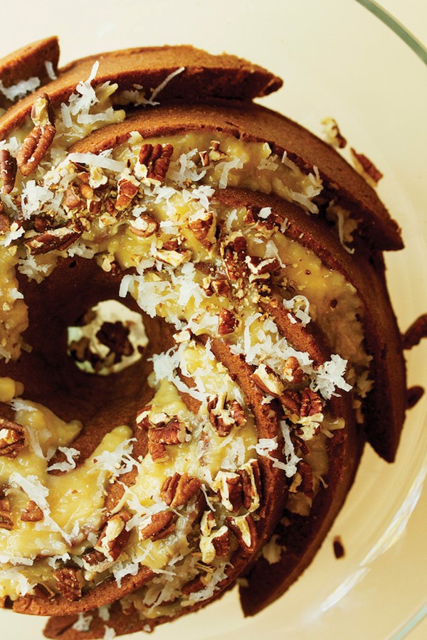 German chocolate pound cake