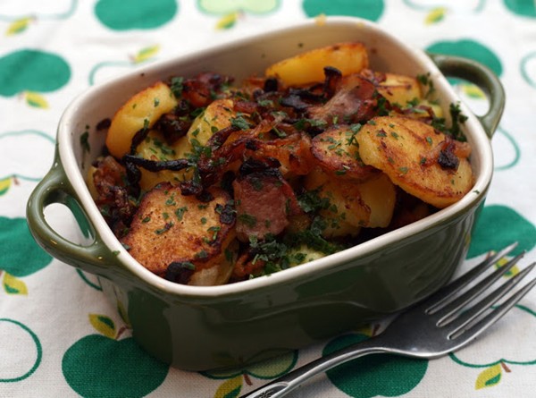 German home fries (Bratkartoffeln)