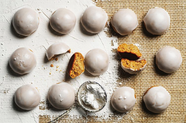 German iced spice cookies (Pfeffernüsse)