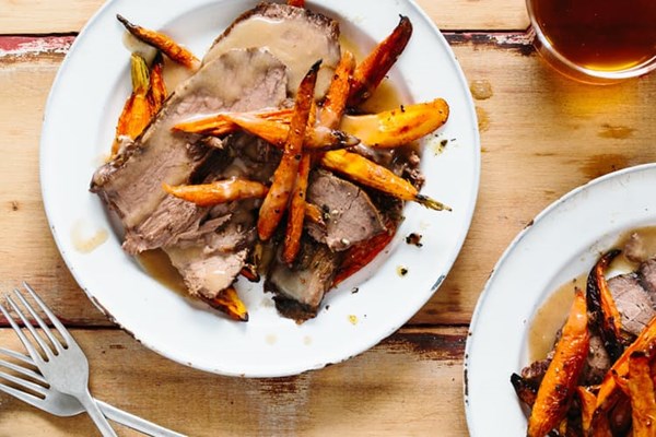 German slow cooker pot roast (Sauerbraten)