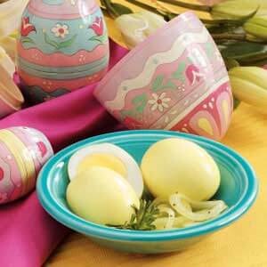 German-style pickled eggs