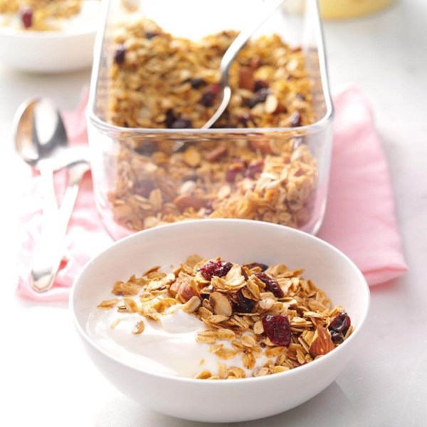 Get-up-and-go granola