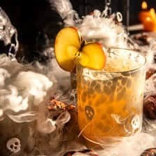 Ghostly ginger cocktail