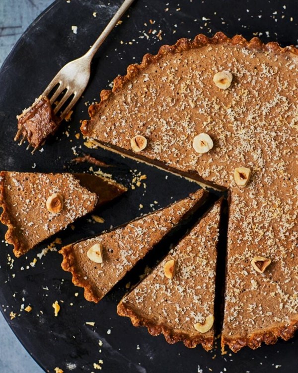 Gianduja chocolate tart 