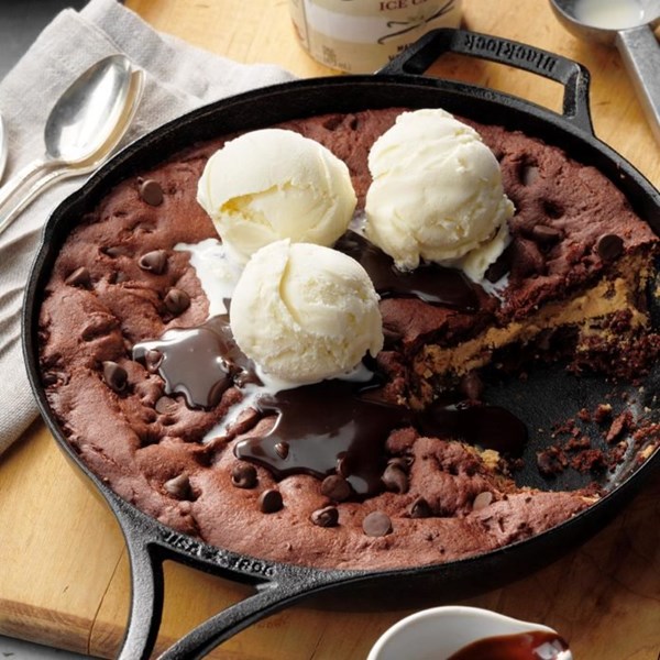 Giant buckeye brownie