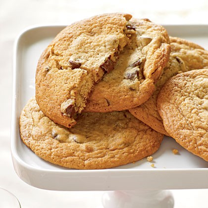 Giant chocolate chunk cookies