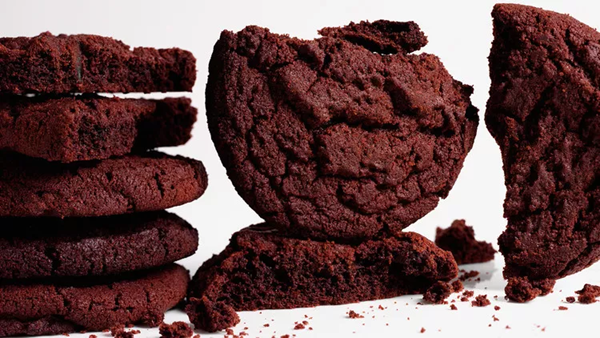 Giant chocolate sugar cookies