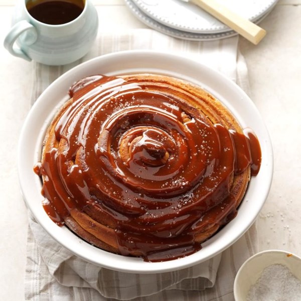 Giant cinnamon roll