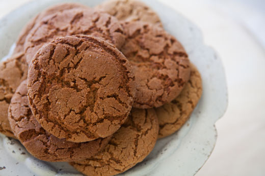 Giant ginger cookies