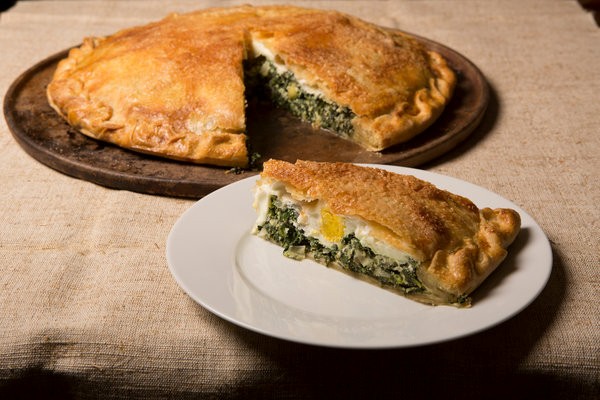 Giant green pie (Torta Pasqualina)