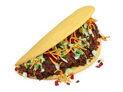 Giant ice cream taco