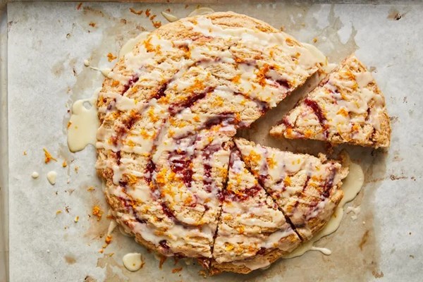 Giant jam bun