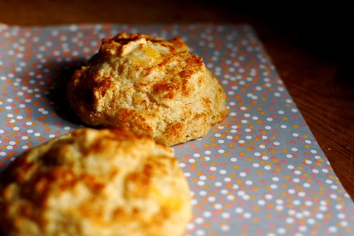 Giant paprika cheddar drop biscuits  