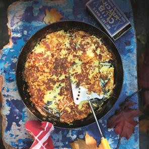 Giant parsnip and potato rösti