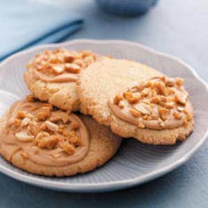 Giant peanut brittle cookies