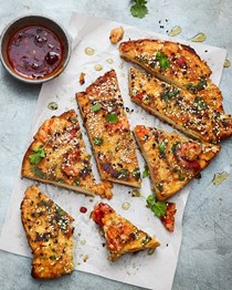 Giant 'prawn' toast