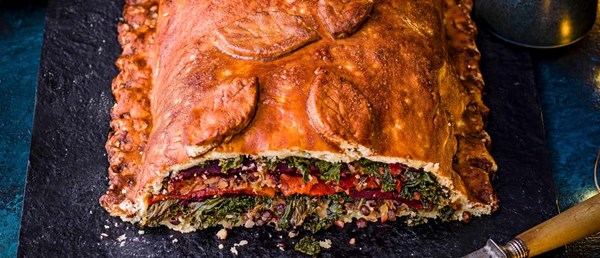 Giant vegan Wellington