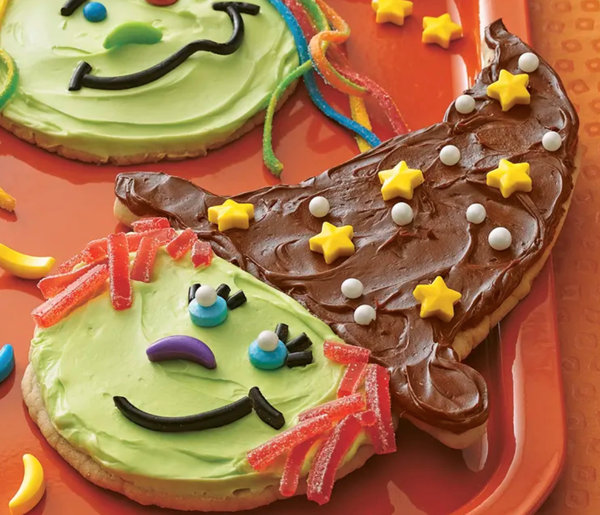 Giant witch cookies