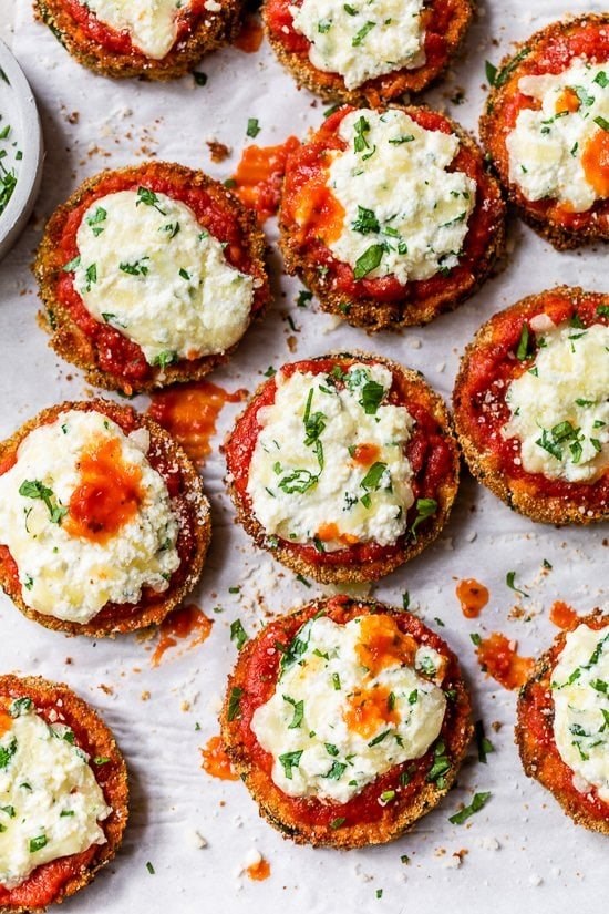 Giant zucchini Parmesan