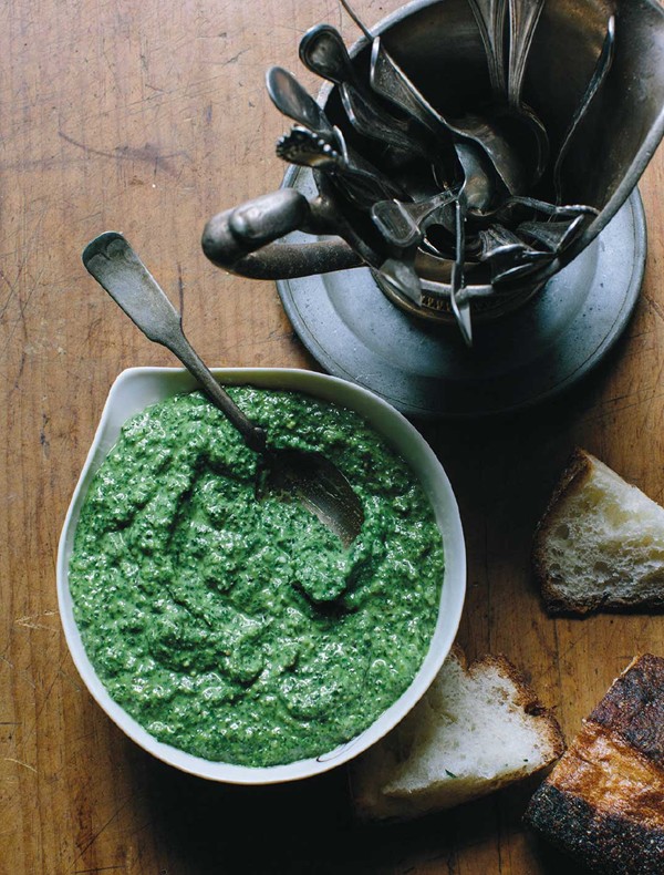 Gibbet Hill Grill kale pesto