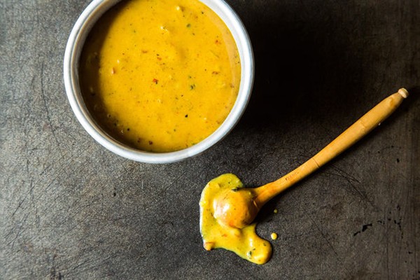 Giddy swamp, South Carolina mustard barbecue sauce