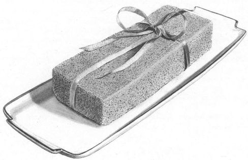 Gift box gateau