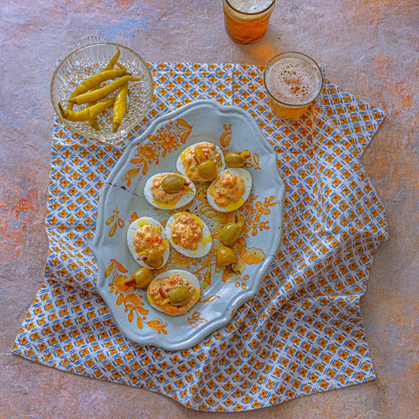 Gilda devilled eggs