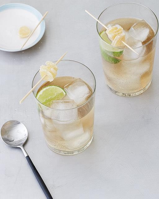 Gin & ginger cocktail
