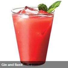 Gin and basil (watermelon cocktail)