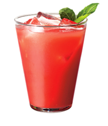 Gin and basil watermelon cocktail