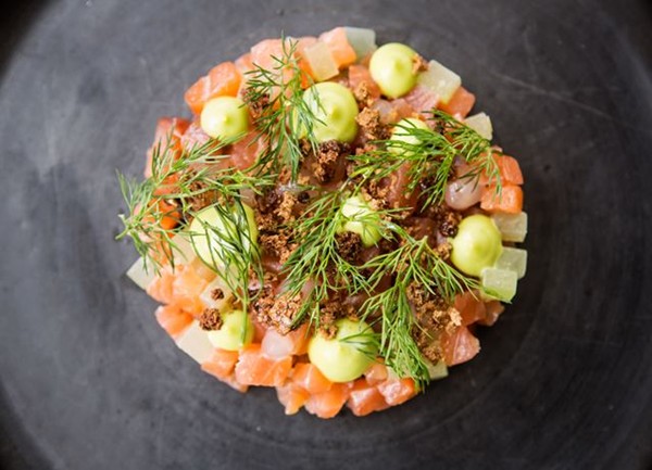 Gin and tonic cured salmon