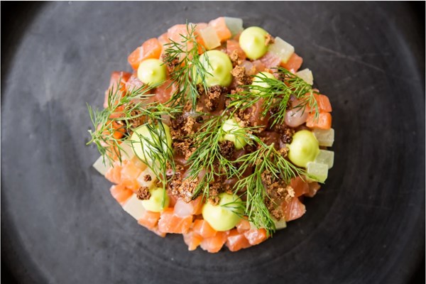 Gin and tonic cured salmon [Paul Welburn]