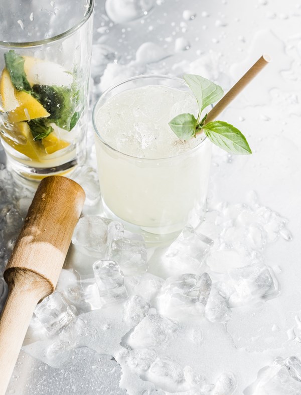 Gin basil smash