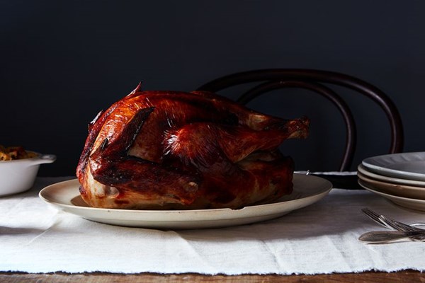 Gin brined turkey