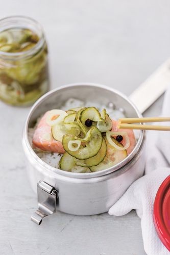 Gin pickled cucumber