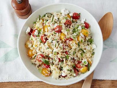 Gina's orzo salad 