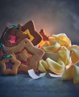 Ginger & cinnamon stained glass window cookies
